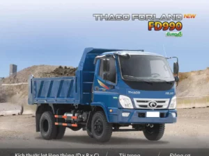 FORLAND FD990 ( xe ben đời 2022 tải trọng 5 tấn - 4.13 m3)